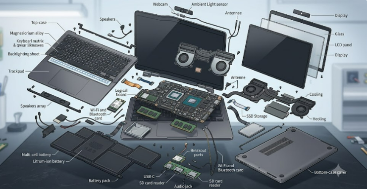 Engineering Design laptop product architecture