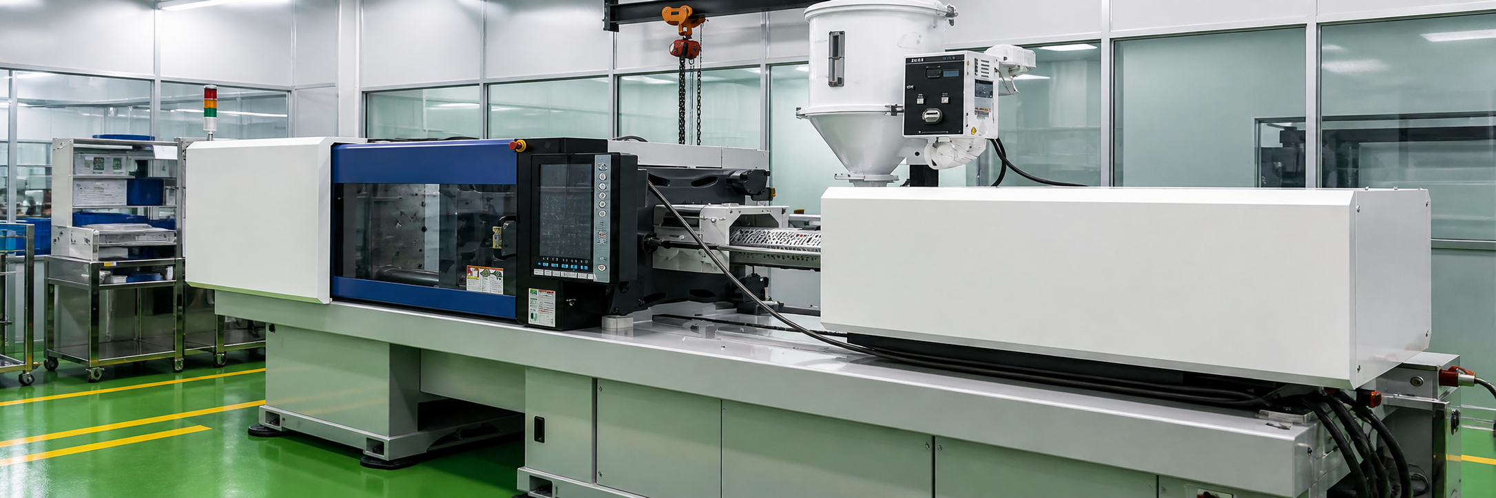 Electric injection-moulding production machine